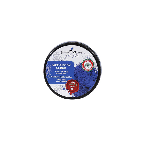 JARDIN D'OLEANE FACE & BODY SCRUB NILA ZARKA & GREEN TEA - 500ML
