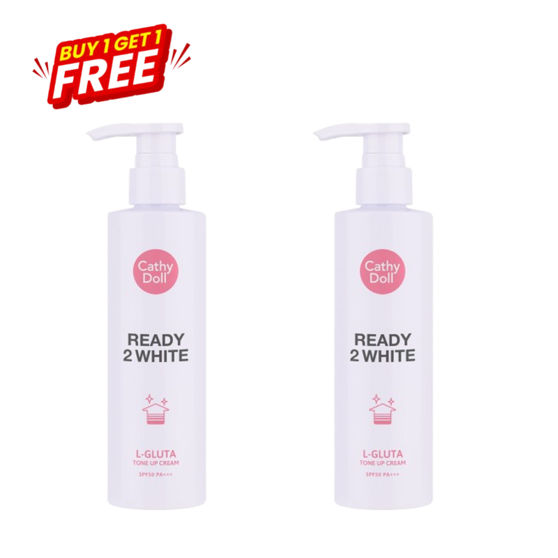 CATHY DOLL READY 2 WHITE L-GLUTA TONE UP CREAM SPF50 PA+++ - 200ml
