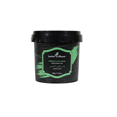 JARDIN D'OLEANE GREEN CLAY MASK WITH GREEN TEA - 500G