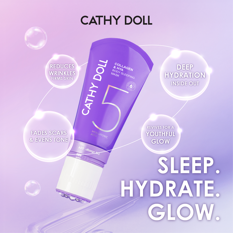 CATHY DOLL COLLAGEN AND HYA BODY SLEEPING MASK