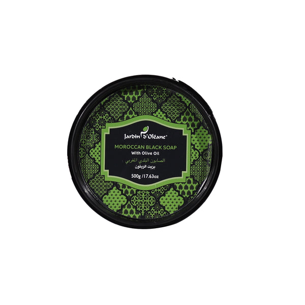 JARDIN D'OLEANE MOROCCAN BLACK SOAP OLIVE OIL - 500G