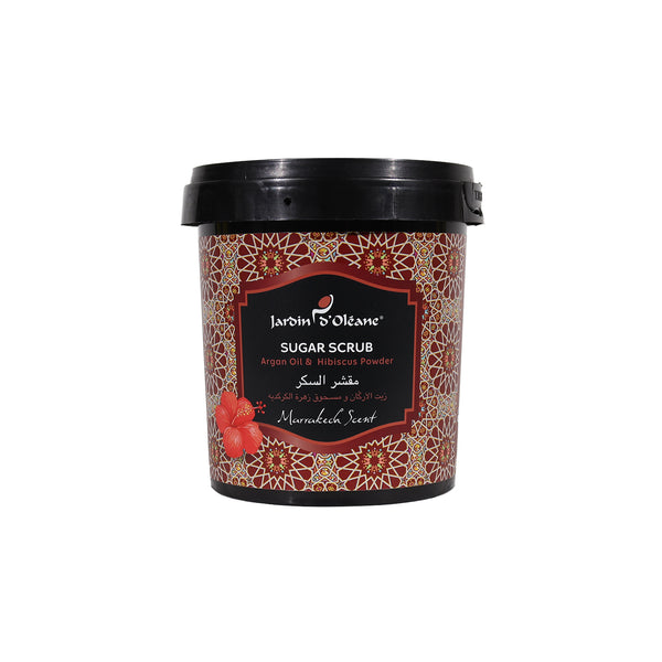 JARDIN D'OLEANE SUGAR SCRUB ARGAN OIL & HIBISCUS POWDER  - 600G