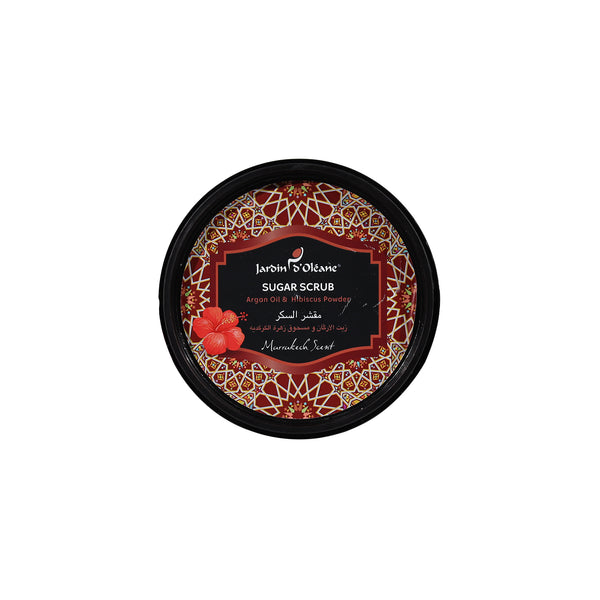 JARDIN D'OLEANE SUGAR SCRUB ARGAN OIL & HIBISCUS POWDER  - 600G