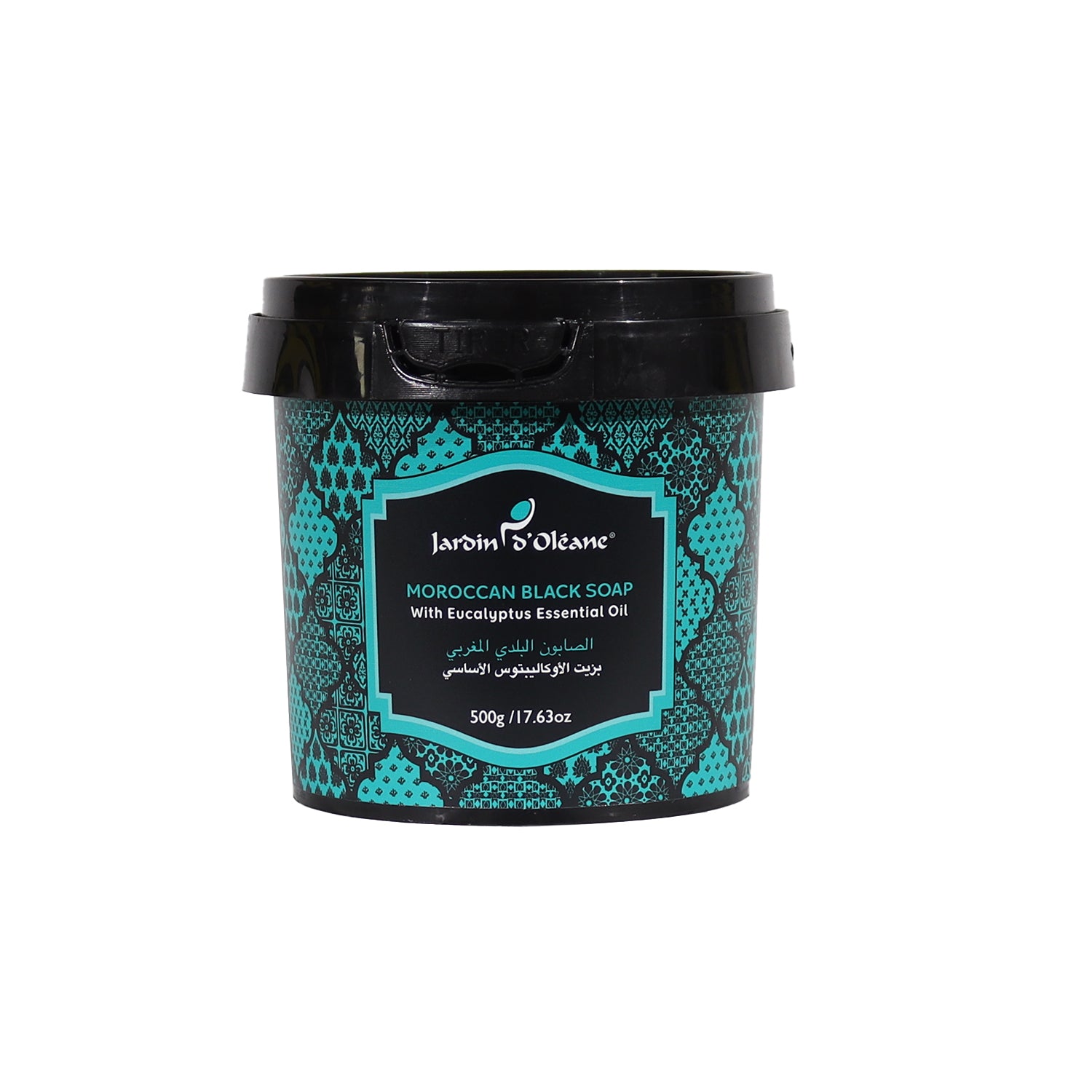Savon noir à l'huile d'eucalyptus Jardin d'Oleane 250 g