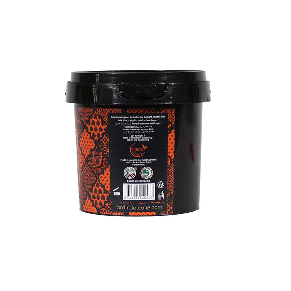 JARDIN D'OLEANE MOROCCAN BLACK SOAP ARGAN OIL - 500G