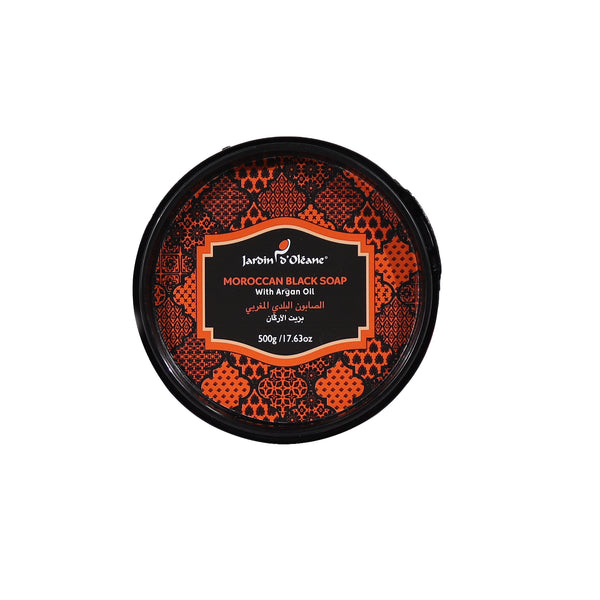 JARDIN D'OLEANE MOROCCAN BLACK SOAP ARGAN OIL - 500G