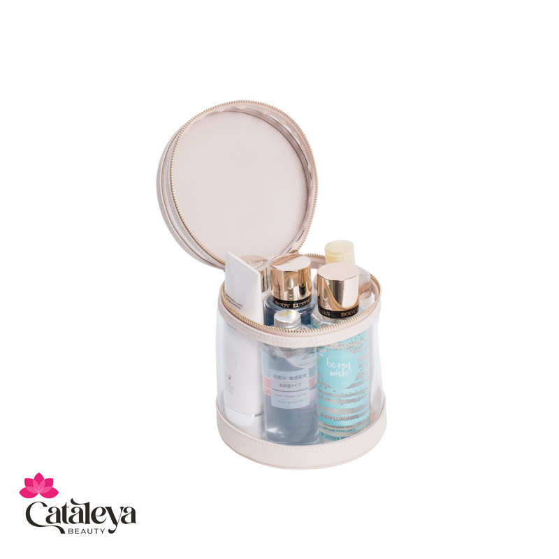 Cataleya Mykonos Cosmetics Case - Beige