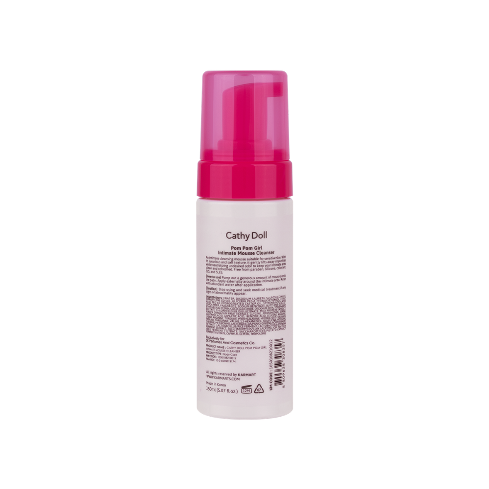 Cathy Doll Pom Pom Girl Intimate Mousse Cleanser - 150ml