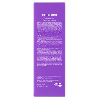 CATHY DOLL COLLAGEN HYA TONER AND ESSENCE - 120ml