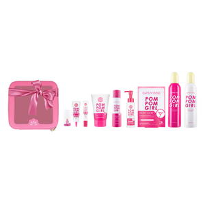Cathy Doll Pom Pom Girl Girly Set (9-Piece) + FREE Cataleya Santorini Case