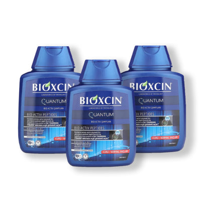 3 Pcs Set Of Bioxcin Quantum Shampoo Normal Hair - 3*300ML